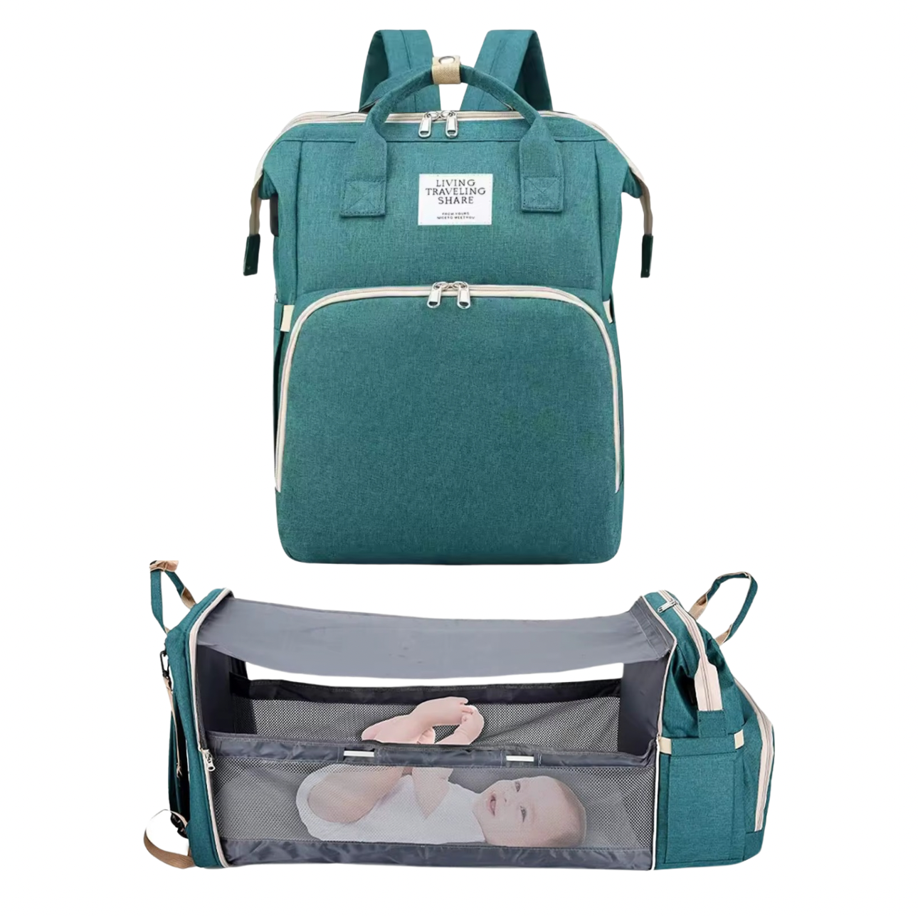 Sac à langer bébé PetitNuage© – Grande capacité & multi-fonction