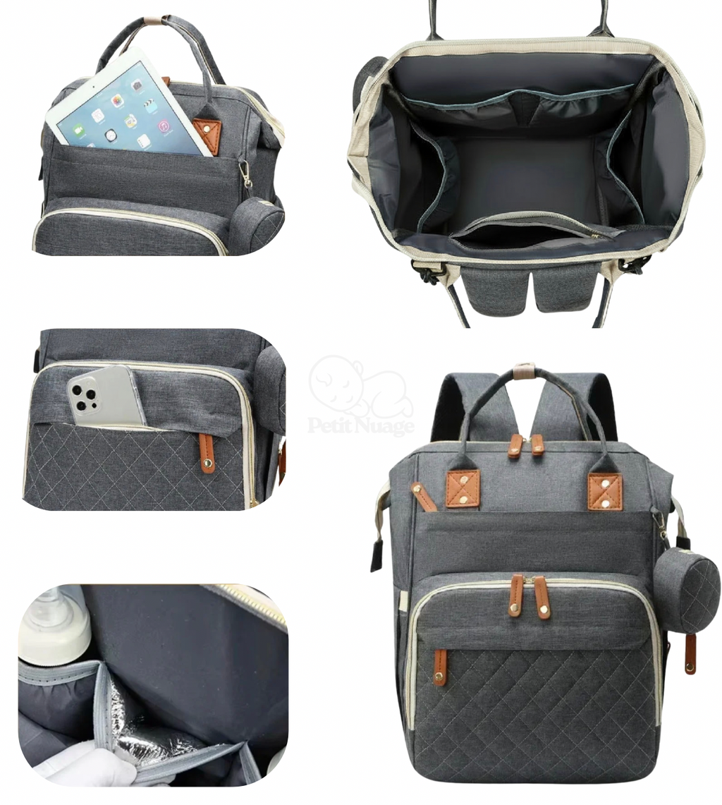 Sac à langer bébé imperméable grande capacité – multifonction sac à dos maternité Petit Nuage®