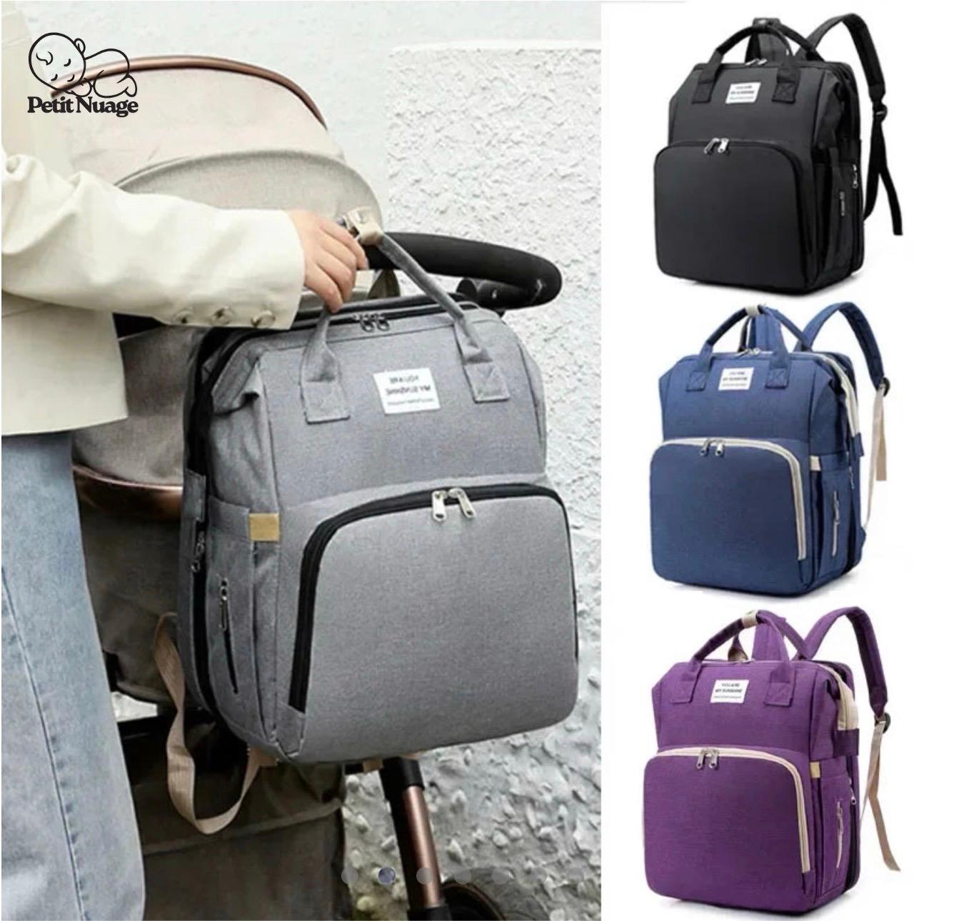 Sac à langer bébé PetitNuage© – Grande capacité & multi-fonction