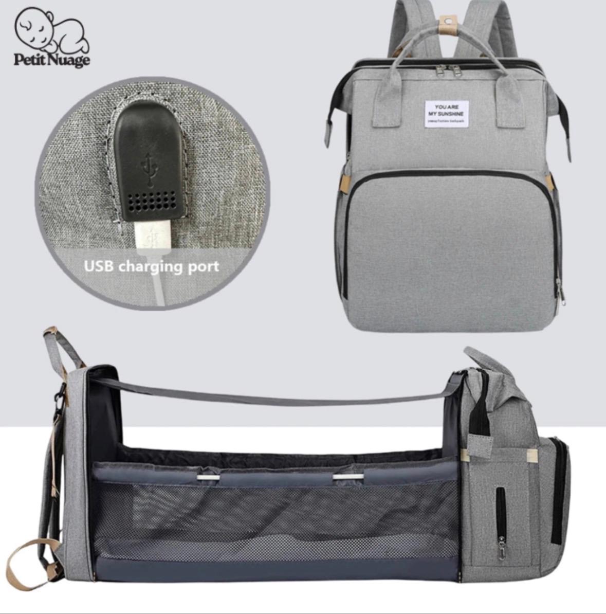 Sac à langer bébé PetitNuage© – Grande capacité & multi-fonction