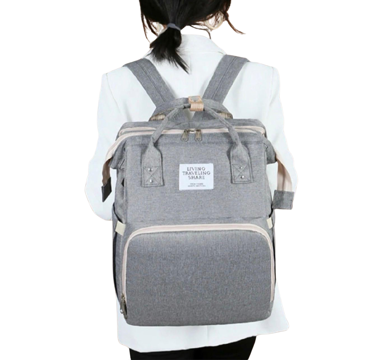 Sac à langer bébé PetitNuage© – Grande capacité & multi-fonction