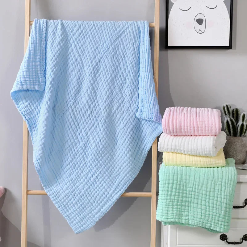 Couverture Bébé Mousseline 6 Couches – Ultra Douce & Câlin Douillet pour Nouveau-Né