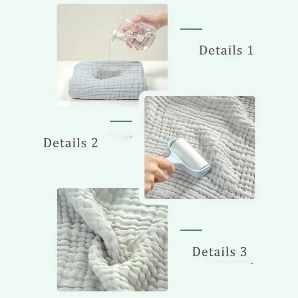 Couverture Bébé Mousseline 6 Couches – Ultra Douce & Câlin Douillet pour Nouveau-Né