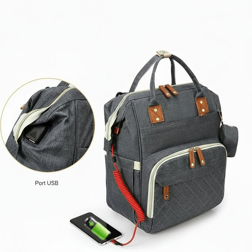 Sac à langer bébé imperméable grande capacité – multifonction sac à dos maternité Petit Nuage®